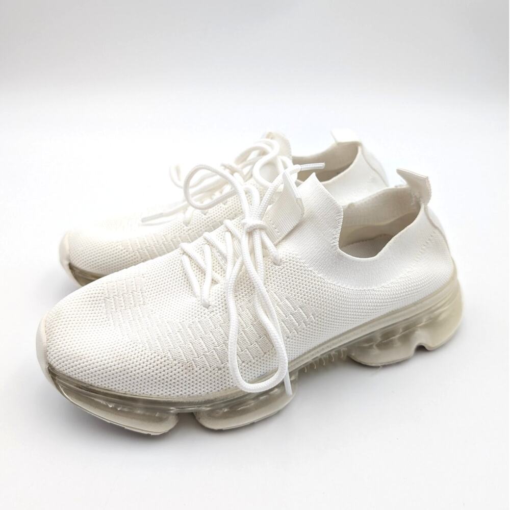Urban Sport by J/Slides Aero Knit Sneaker Shoes Women's White Size US7M EU38